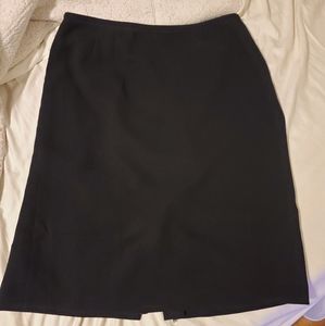 Black pencil skirt